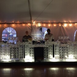 Ice bar at event